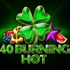 Enjoy 40 Burning Hot by Amusnet Interactive – logo hosted on slotoroo.net