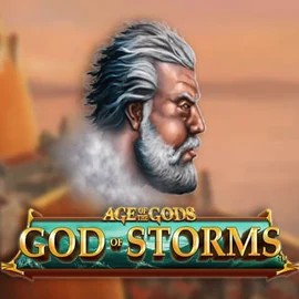Age Of The Gods: God of Storms logo – Slots by Playtech at Slotoro Casino