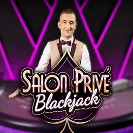 Blackjack Salon Privé slot logo by Ezugi at Slotoro Casino