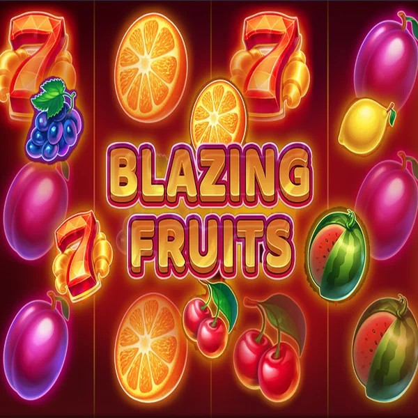 Blazing Fruits logo by Inbet Games at Slotoro Casino