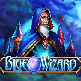 Official Slots logo: Blue Wizard by Quickspin at Slotoro Casino