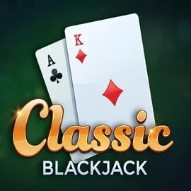 Classic Blackjack slot visual from Red Tiger Gaming available on slotoroo.net