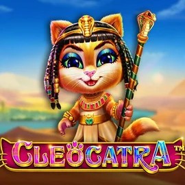 Cleocatra online game logo by Pragmatic Play on slotoroo.net