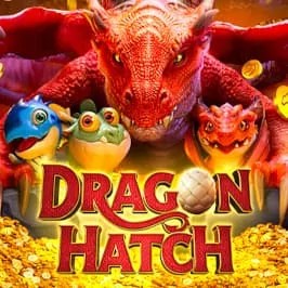 Dragon Hatch logo by PG Soft at Slotoro Casino