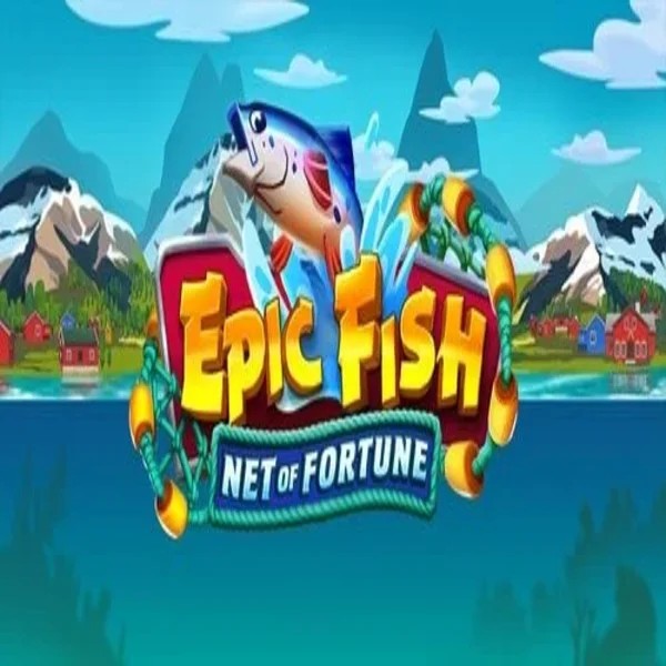 Epic Fish Net of Fortune by Quickspin, showcased at slotoroo.net – game logo