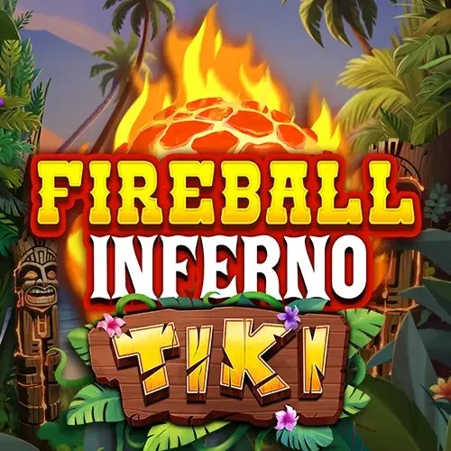 Fireball Inferno Tiki logo by NetEnt at Slotoro Casino