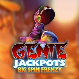 Genie Jackpots: Big Spin Frenzy by Blueprint Gaming, showcased at slotoroo.net – game logo