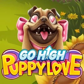 Go High Puppy Love online game logo by RubyPlay on slotoroo.net