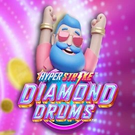 Hyper Strike Diamond Drums logo by Gameburger Studios Slotoro Casino
