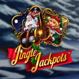 Jackpots logo of Jingle Jackpots from Dragon Gaming at Slotoro Casino