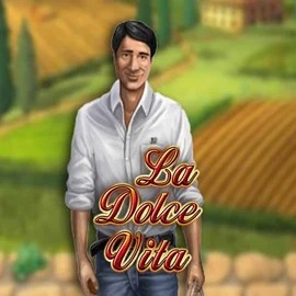 La Dolce Vita slot visual from Gamomat available on slotoroo.net