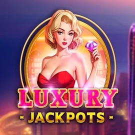 Luxury Jackpots online game logo by Triple Cherry on slotoroo.net