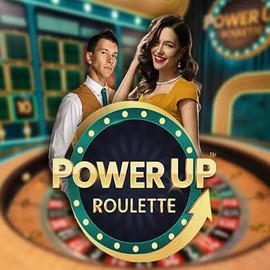 PowerUP Roulette logo by Pragmatic Play at Slotoro Casino