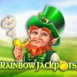 Official Jackpots logo: Rainbow Jackpots by Red Tiger Gaming at Slotoro Casino