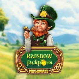 Try Rainbow Jackpots Megaways slot by Red Tiger Gaming on slotoroo.net – logo image