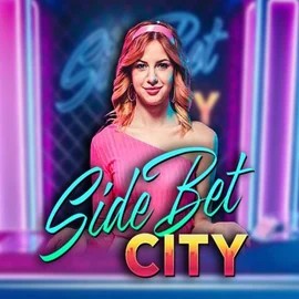 Official Live Casino logo: Side Bet City by Evolution at Slotoro Casino
