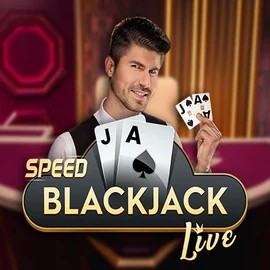 Speed Blackjack logo – Live Casino by Pragmatic Play at Slotoro Casino