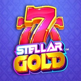 Official Slots logo: Stellar Gold by Snowborn Games at Slotoro Casino