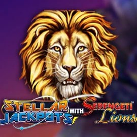 Stellar Jackpots with Serengeti Lions slot icon by Lightning Box Game, available at Slotoro Casino
