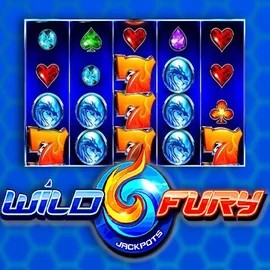 Wild Fury Jackpots online game logo by IGT on slotoroo.net